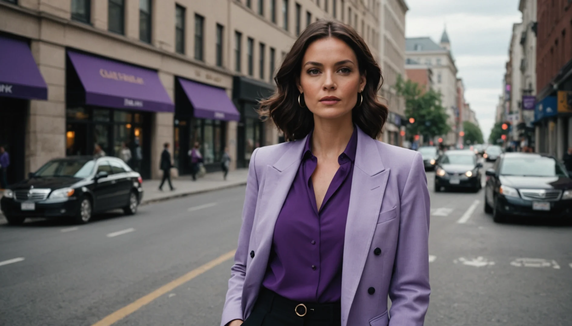 comment porter du violet