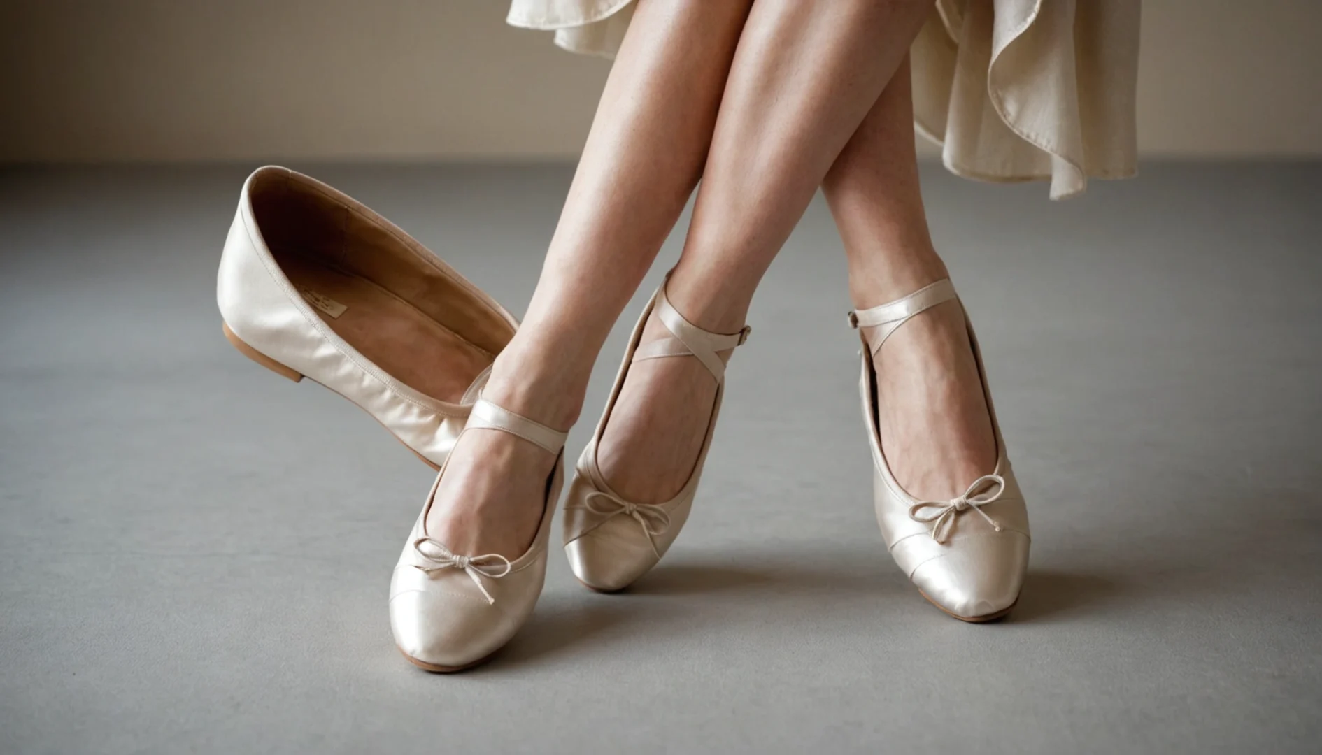 ballerine pour pied large