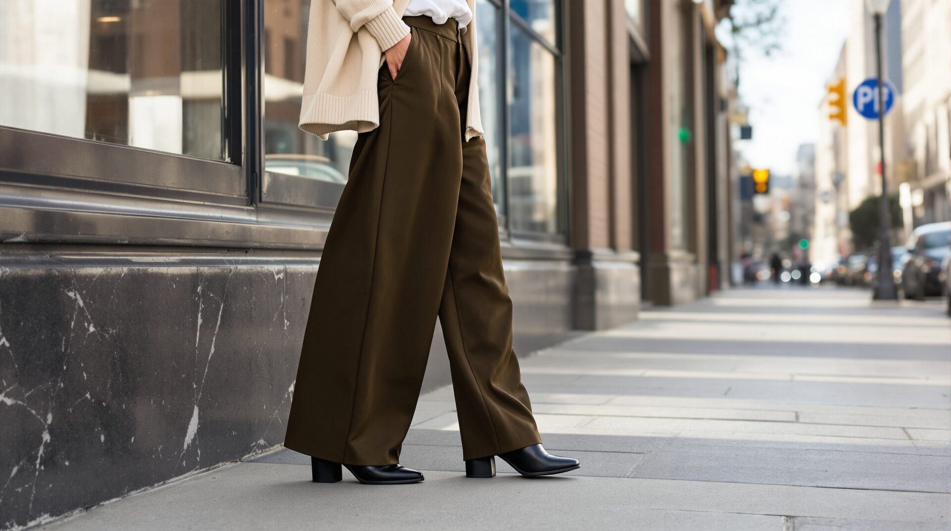 avec quelle chaussure porter un pantalon large