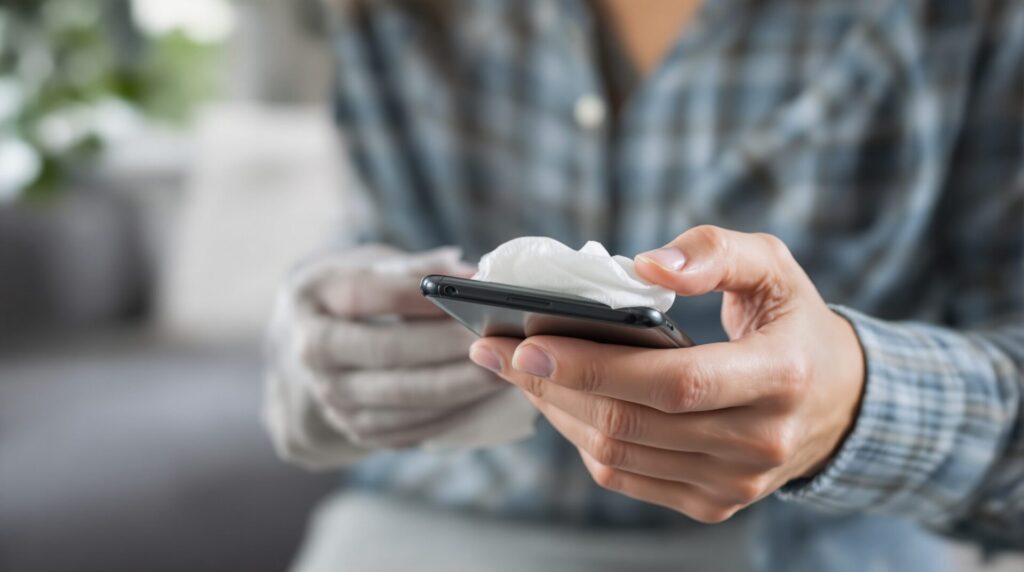 nettoyer un téléphone