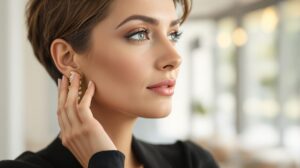 quelle boucle d oreille pour cheveux courts