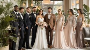 tenue mariage pantalon fluide