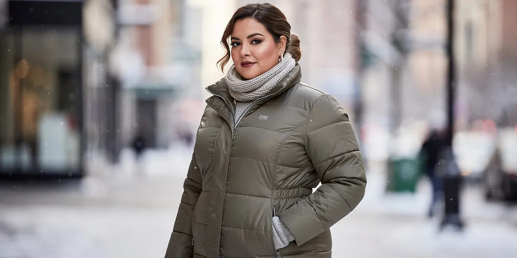 doudoune femme ronde