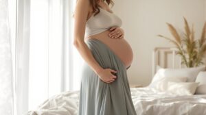 comment porter une jupe longue quand on a du ventre