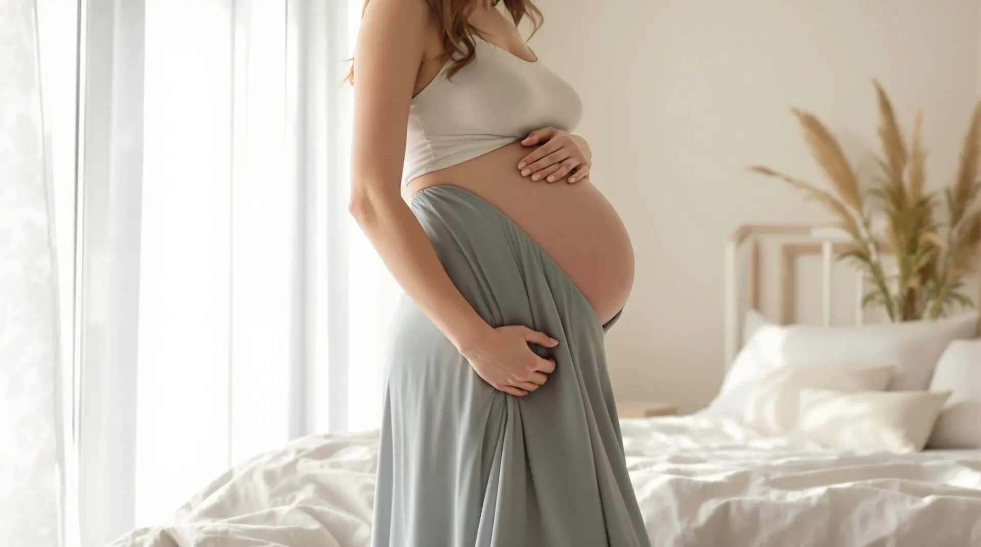 comment porter une jupe longue quand on a du ventre