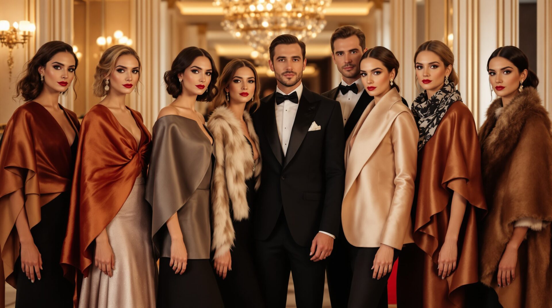 par dessus robe de soirée