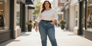jean mom femme ronde