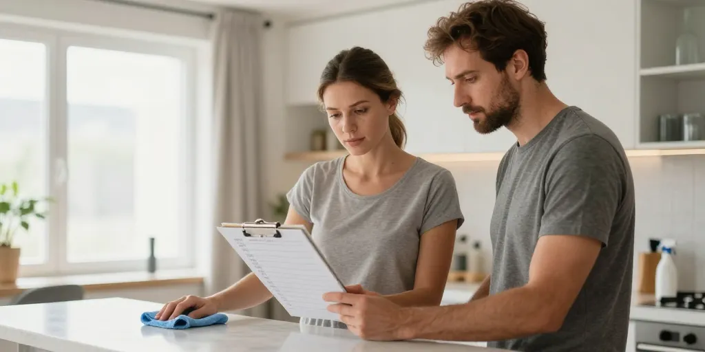 Planning de ménage quand on manque de temps : une routine simple pour garder une maison nette toute la semaine