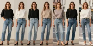 que mettre avec un jean bleu clair