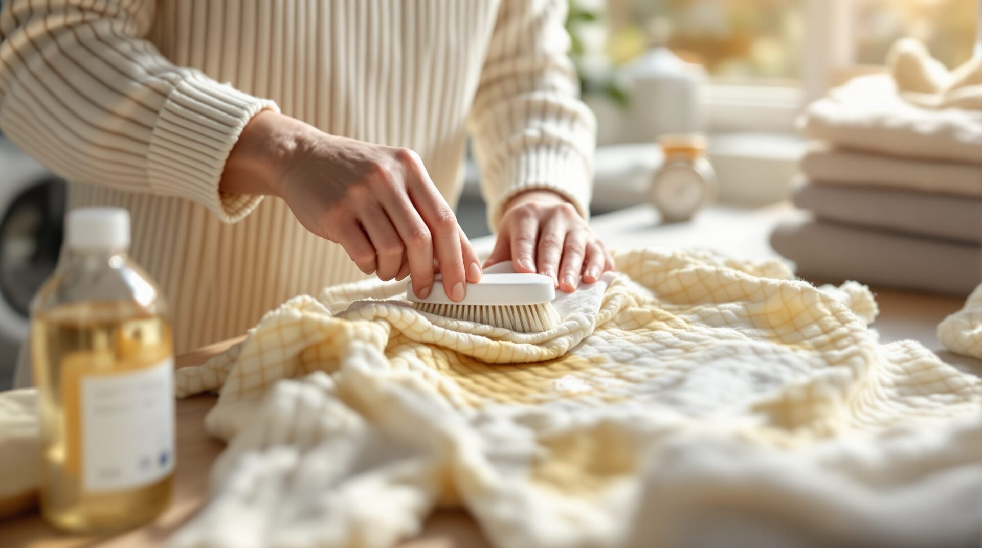 comment enlever une tache ancienne sur un pull en laine