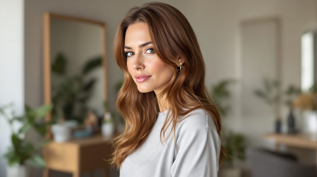 taper femme cheveux long