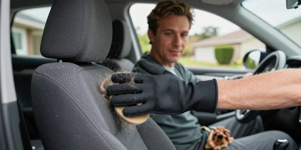 comment enlever les poils de chiens dans une voiture