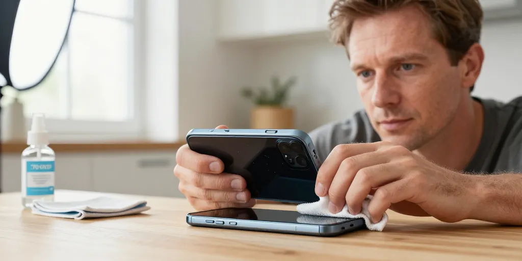 comment nettoyer telephone