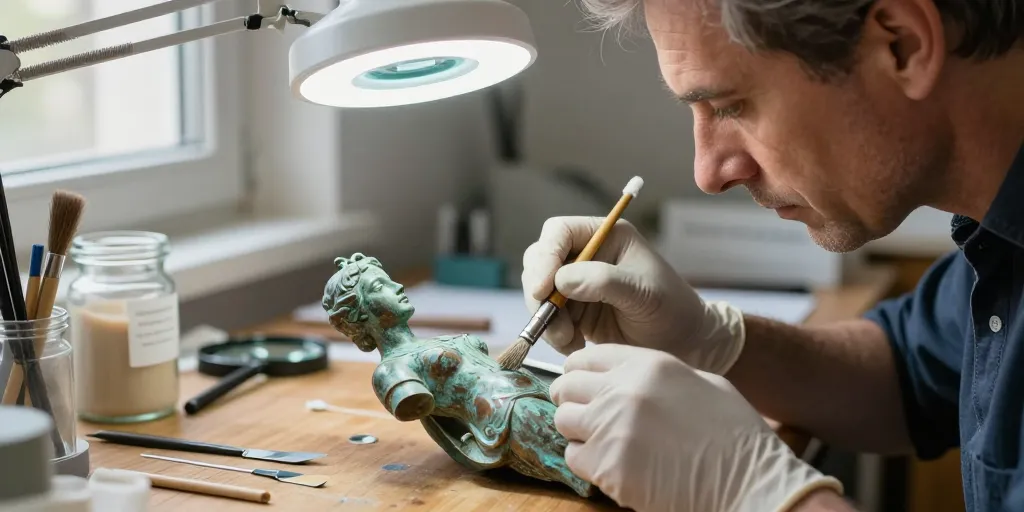 nettoyage bronze ancien