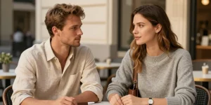 beige et gris vetement