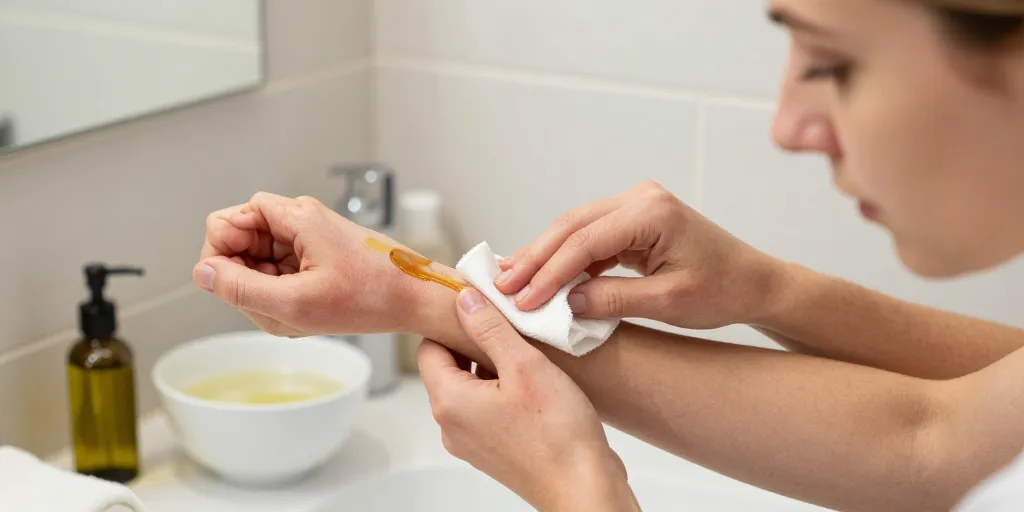 comment retirer du henné sur la peau