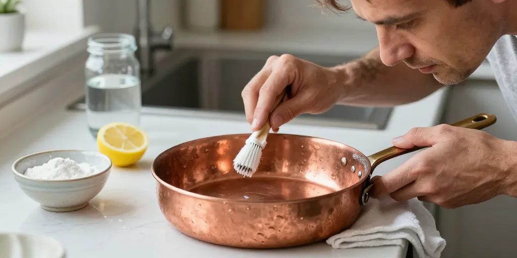 nettoyage cuivre bicarbonate de soude