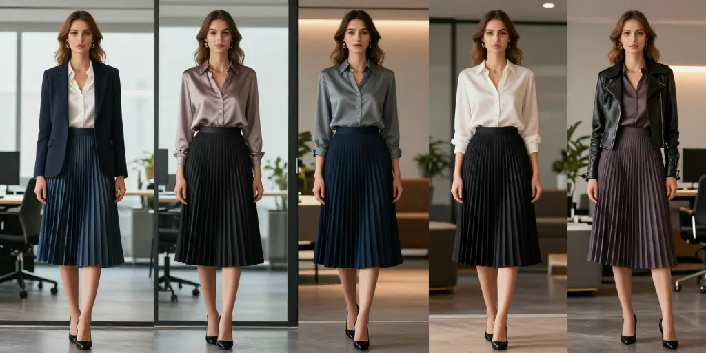 que mettre avec une jupe plissée