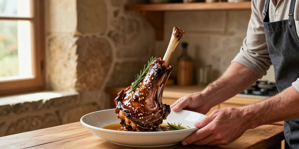 souris d'agneau au four