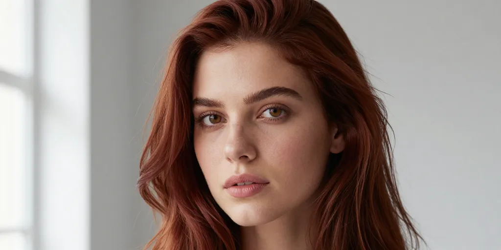 couleur de cheveux pour peau claire et yeux marrons
