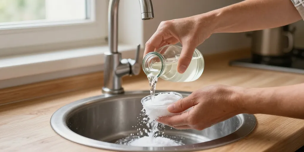 déboucher evier naturel