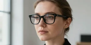 femme : lunette pour visage rond