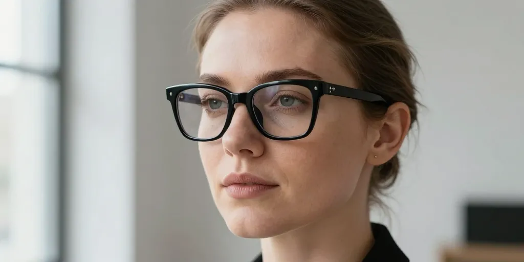 femme : lunette pour visage rond