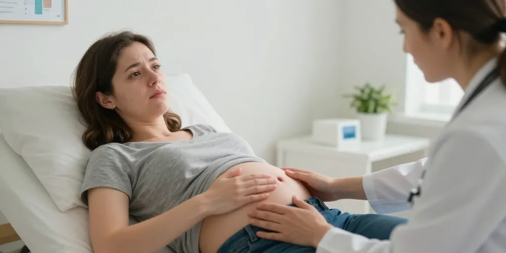 douleur pubis fin grossesse signe accouchement