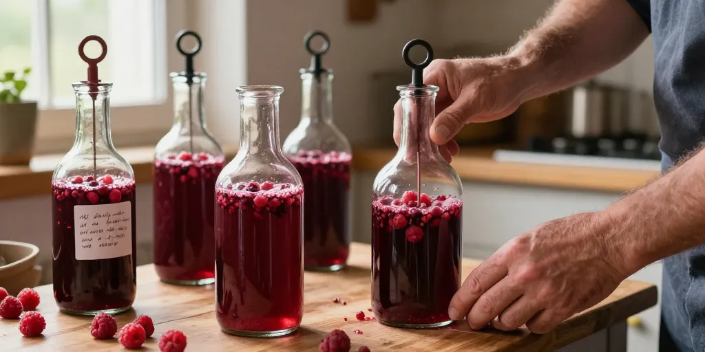 vin de framboises