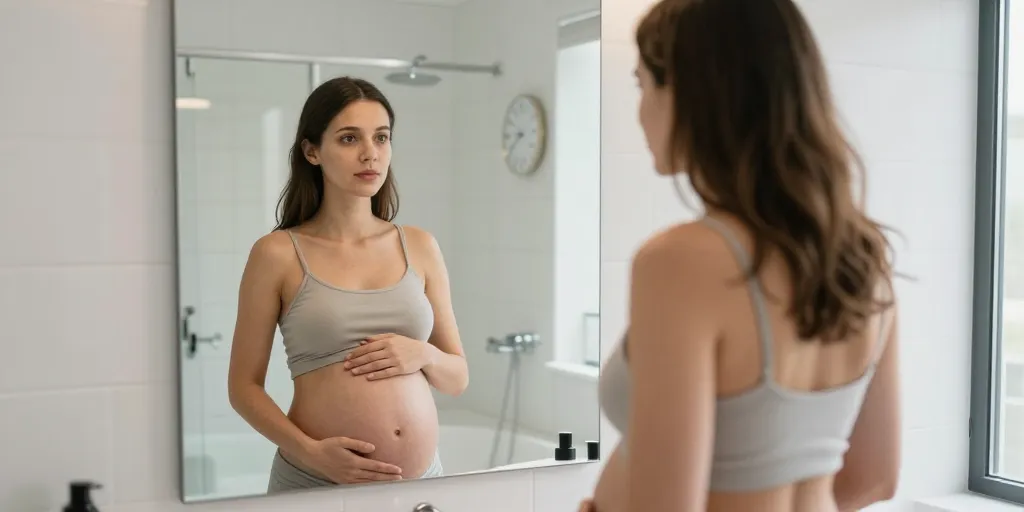 ventre descendu combien de temps avant accouchement